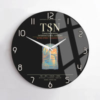 Thumbnail for Tianjin Binhai International Airport TSN Wall-Clock No-Frame - Black