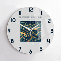 Thumbnail for VINTAGE G4133 - The Night Freight Jets - Designed Wall Clocks design on lightgray no-frame
