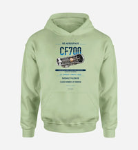 Thumbnail for CF700 design on light green hoodie single side