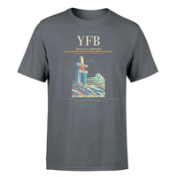 Thumbnail for Iqaluit Airport (YFB) T-Shirt single-side front print in Gray | iqaluit-airport-yfb-double-side-t-shirt