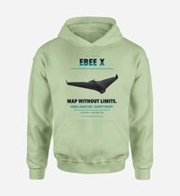 Thumbnail for AgEagle eBee X design on light green hoodie single side