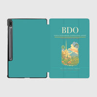 Thumbnail for Husein Sastranegara International Airport (BDO) design on turquoise samsung tablet tablet case