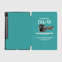 Thumbnail for CF6-50 design on turquoise samsung tablet tablet case