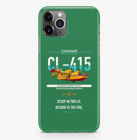 Thumbnail for Canadair CL-415 design on green magsafe iphone case, for iPhone Pro Max