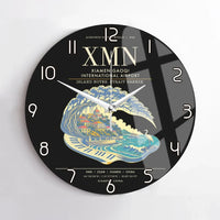 Thumbnail for Xiamen Gaoqi International Airport XMN Wall-Clock No-Frame - Black