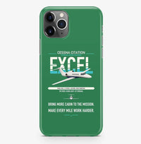 Thumbnail for Cessna Citation Excel design on green magsafe iphone case, for iPhone Pro Max