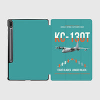 Thumbnail for KC-130T NP2000 design on turquoise samsung tablet tablet case