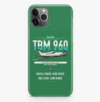 Thumbnail for Daher TBM 960 design on green magsafe iphone case, for iPhone Pro Max
