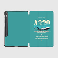 Thumbnail for Airbus A330-800neo design on turquoise samsung tablet tablet case