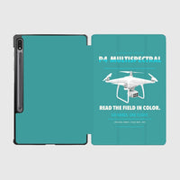 Thumbnail for DJI P4 Multispectral design on turquoise samsung tablet tablet case