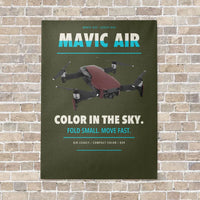 Thumbnail for DJI Mavic Air vertical canvas print - no frame - green army background