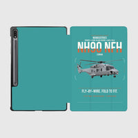 Thumbnail for NHIndustries NH90 NFH Caïman design on turquoise samsung tablet tablet case