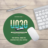 Thumbnail for Airbus U030 Flexrotor design on green round mouse pad