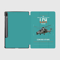 Thumbnail for HAL LCH Prachand design on turquoise samsung tablet tablet case