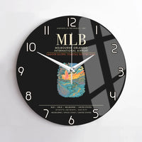 Thumbnail for Melbourne Orlando International Airport MLB Wall-Clock No-Frame - Black