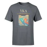 Thumbnail for Kamloops Airport (YKA) T-Shirt single-side front print in Gray | kamloops-airport-yka-double-side-t-shirt