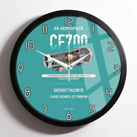 Thumbnail for CF700 design on turquoise framed wall clock