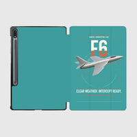 Thumbnail for Hawker Hunter F6 design on turquoise samsung tablet tablet case