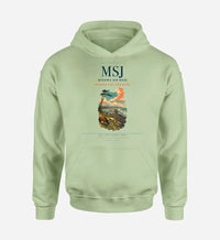 Thumbnail for Misawa Air Base (MSJ) design on light green hoodie single-side print