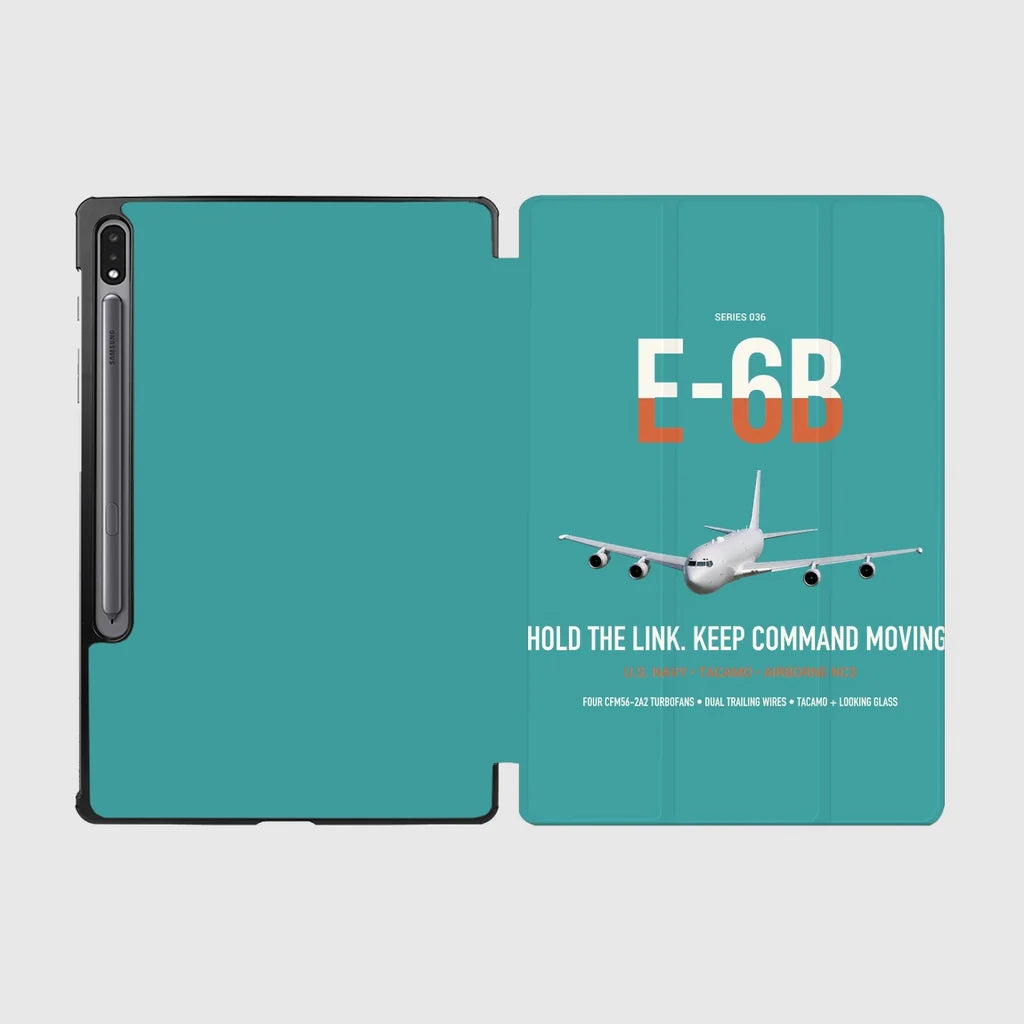E-6B Mercury design on turquoise samsung tablet tablet case