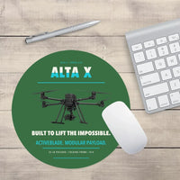 Thumbnail for Freefly Alta X design on green round mouse pad