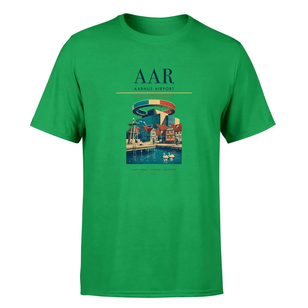 Aarhus Airport (AAR) Premium T-Shirt Green