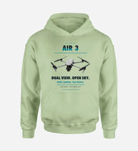 Thumbnail for DJI Air 3 design on light green hoodie single side