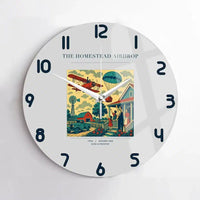 Thumbnail for VINTAGE G4199 - The Homestead Airdrop - Designed Wall Clocks design on lightgray no-frame