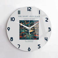 Thumbnail for VINTAGE G4063 - The Night Anchorage - Designed Wall Clocks design on lightgray no-frame