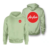 Thumbnail for AirAsia logo on light green double side hoodie