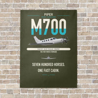 Thumbnail for Piper M700 Fury vertical canvas print - no frame - green army background