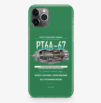 Thumbnail for PT6A-67 Case ProMax design on green iphone case promax