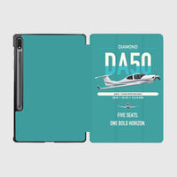 Thumbnail for Diamond DA50 RG design on turquoise samsung tablet tablet case