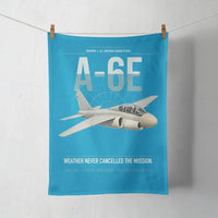 Thumbnail for A-6E Intruder design on turquoise towel