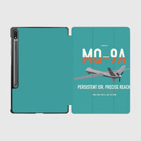 Thumbnail for MQ-9A Reaper design on turquoise samsung tablet tablet case
