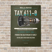 Thumbnail for TAY 611-8 vertical canvas print - no frame - green army background