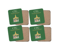 Thumbnail for Rafael Nunez International Airport CTG Coaster 4-Pieces-Set - Green