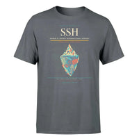 Thumbnail for Sharm El Sheikh International Airport (SSH) T-Shirt single-side front print in Gray | sharm-el-sheikh-international-airport-ssh-double-side-t-shirt