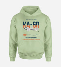 Thumbnail for KA-6D Intruder design on light green double-side hoodie, single-side print