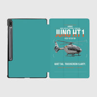 Thumbnail for Airbus H135 Juno HT1 design on turquoise samsung tablet tablet case