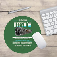 Thumbnail for HTF7000 design on green round mouse pad