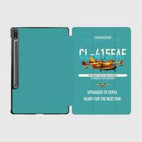 Thumbnail for Canadair CL-415EAF design on turquoise samsung tablet tablet case