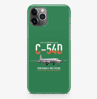 Thumbnail for C-54D Skymaster design on green magsafe iphone case, for iPhone Pro Max