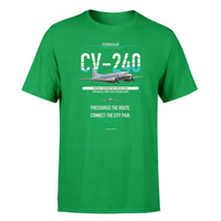 Thumbnail for Convair CV-240 design on green single side