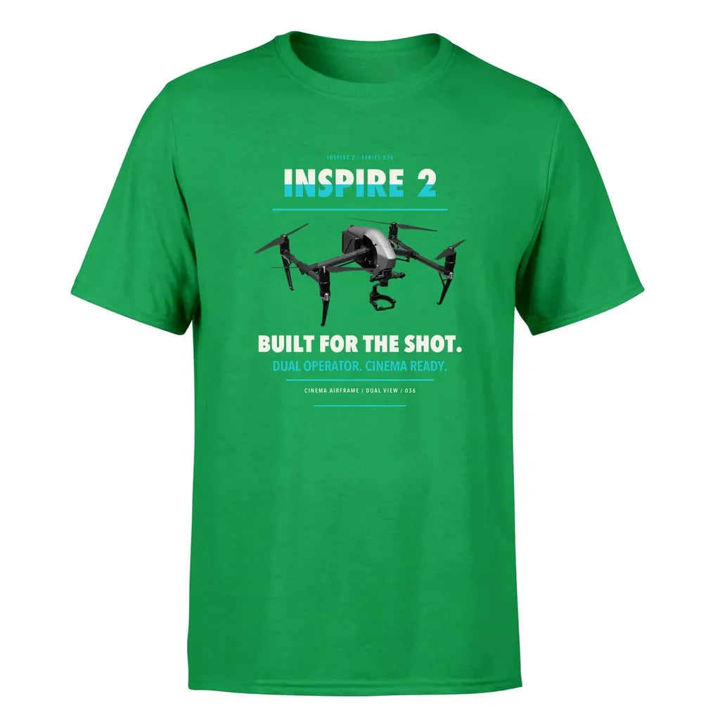 DJI Inspire 2 design on green single side