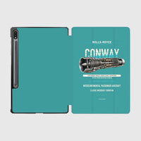Thumbnail for CONWAY design on turquoise samsung tablet tablet case