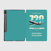 Thumbnail for Boeing 720B design on turquoise samsung tablet tablet case