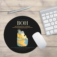 Thumbnail for Bournemouth Airport BOH Mouse-Pad Round - Black