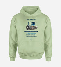 Thumbnail for JT3D design on light green hoodie single side