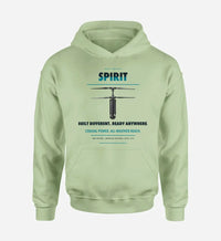 Thumbnail for Ascent AeroSystems Spirit design on light green hoodie single side